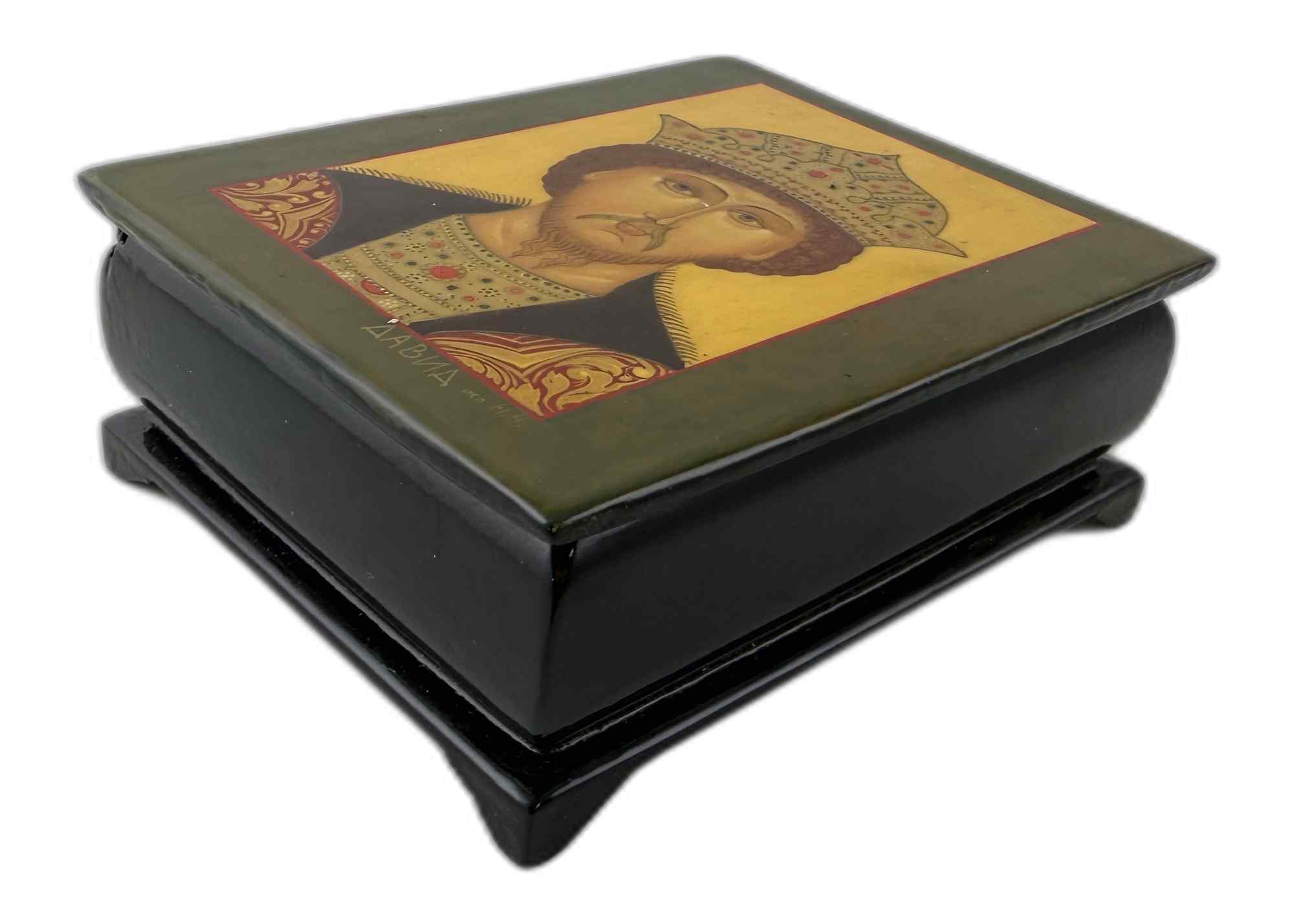 Buy Vintage "King David" Lacquer Box at GoldenCockerel.com