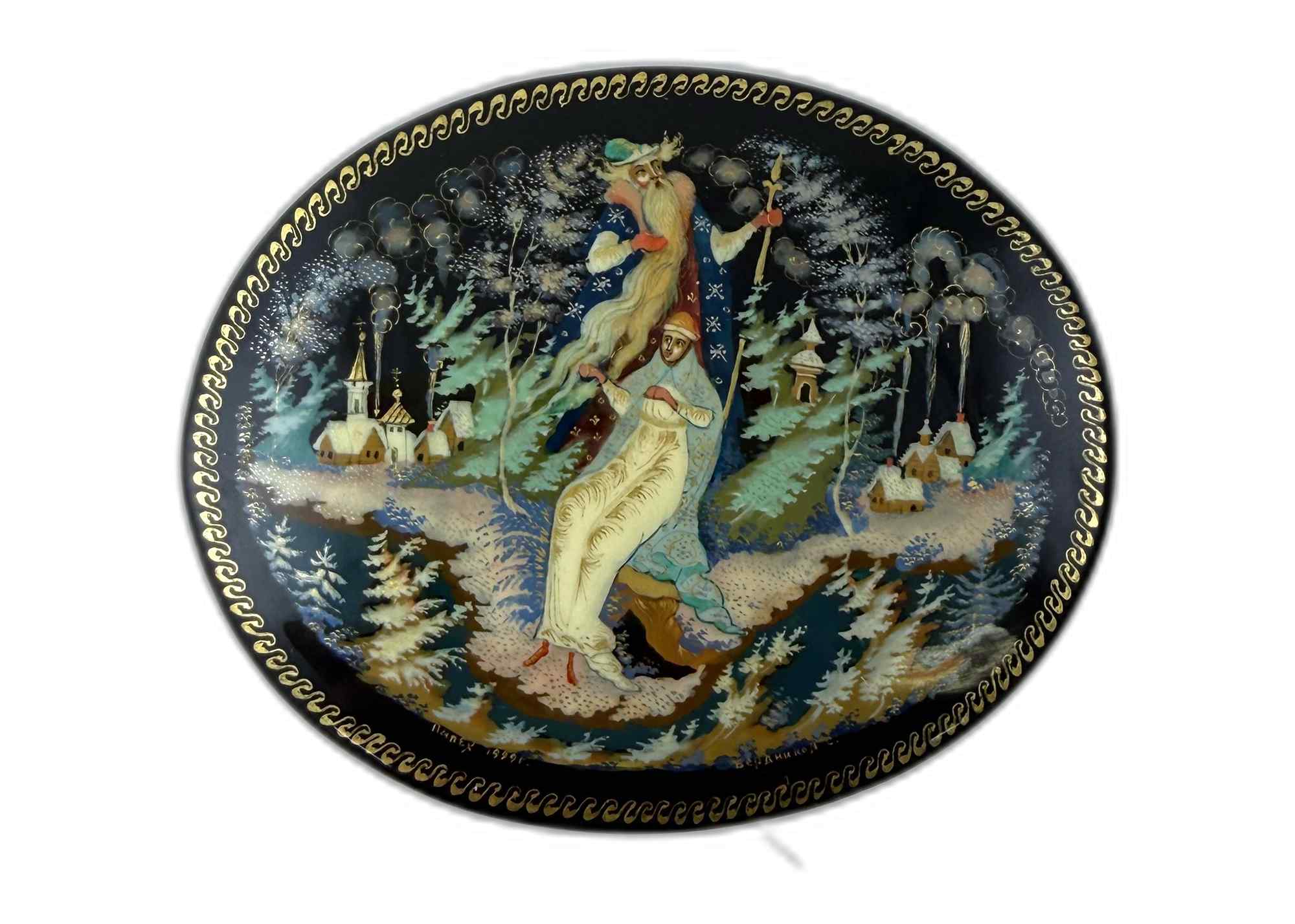 Buy Vintage "Snow Maiden" Lacquer Box at GoldenCockerel.com