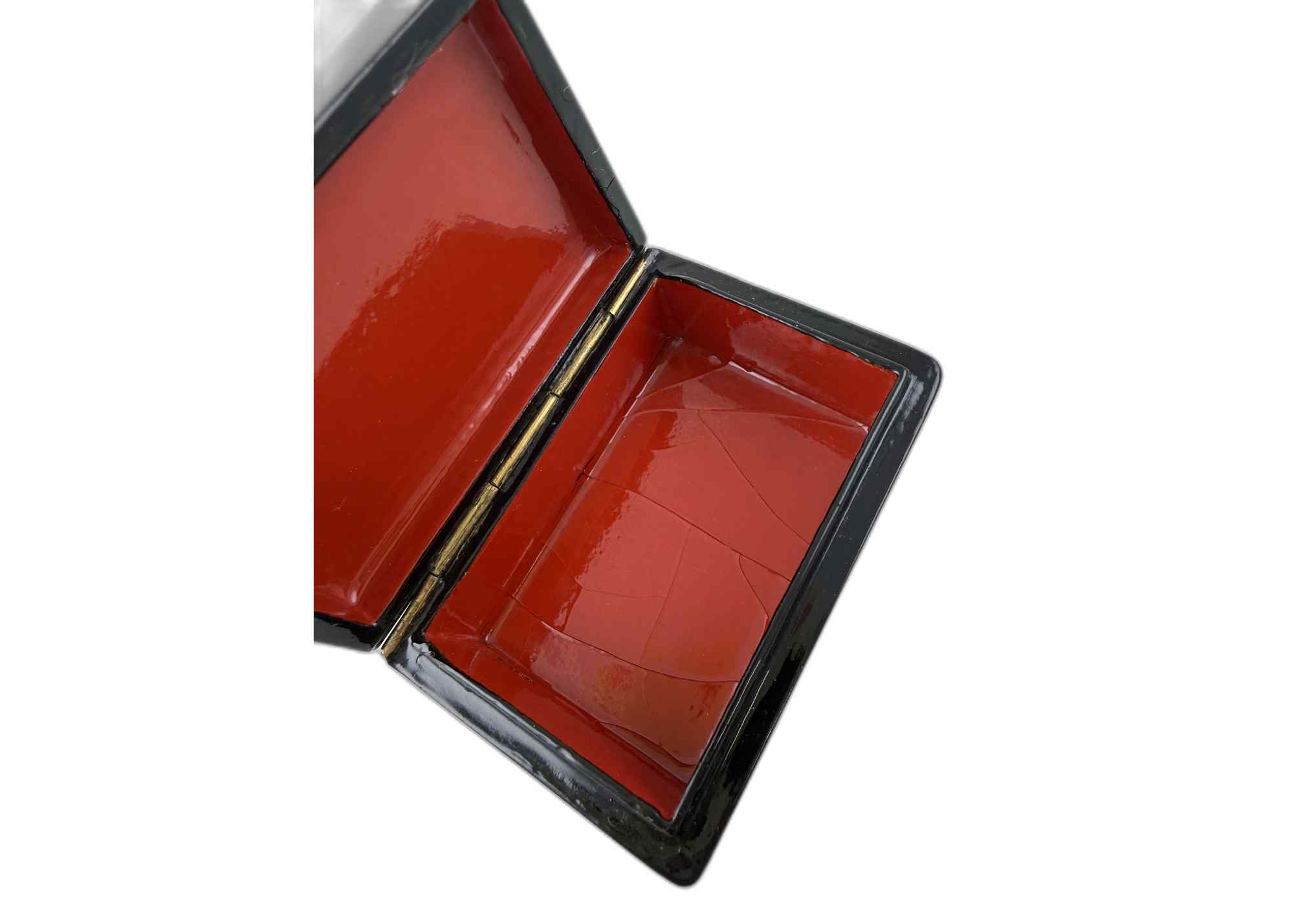 Buy Vintage "Winter Market" Lacquer Box at GoldenCockerel.com