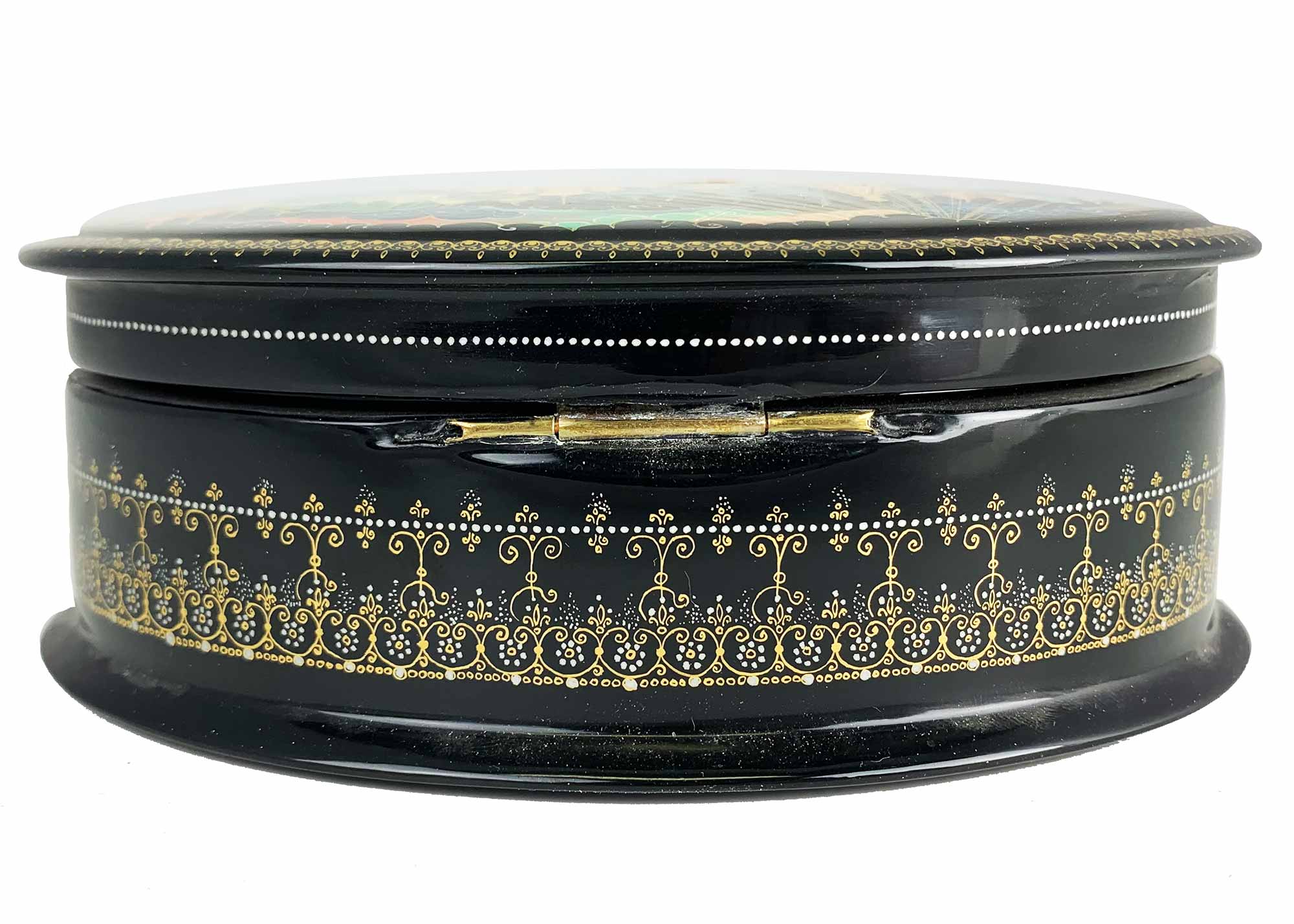 Buy Vintage Architecture of Kizhi Lacquer Box at GoldenCockerel.com