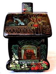Buy One-of-a-Kind Lacquered Box "Ural" at GoldenCockerel.com