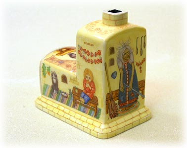 Buy Lacquered Box - 3.5"x2"x3.5" - Baba Yaga at GoldenCockerel.com