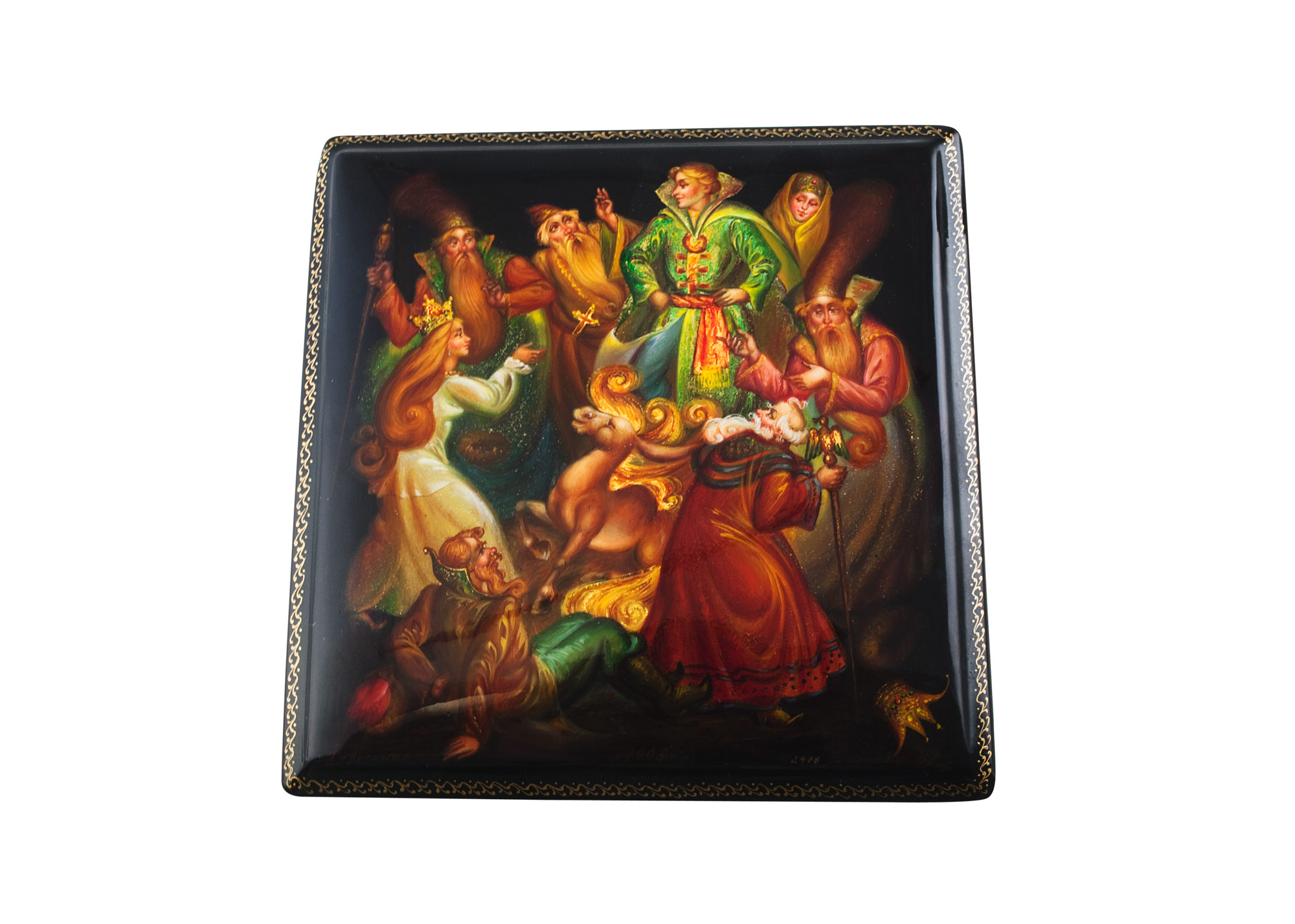 Buy Tale of the Humpbacked Horse Lacquered Box at GoldenCockerel.com