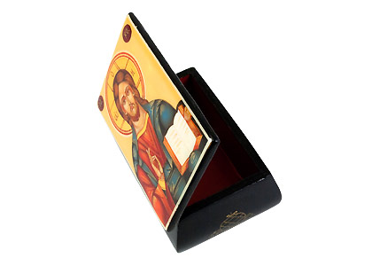 Buy Christ Icon Lacquer Box at GoldenCockerel.com