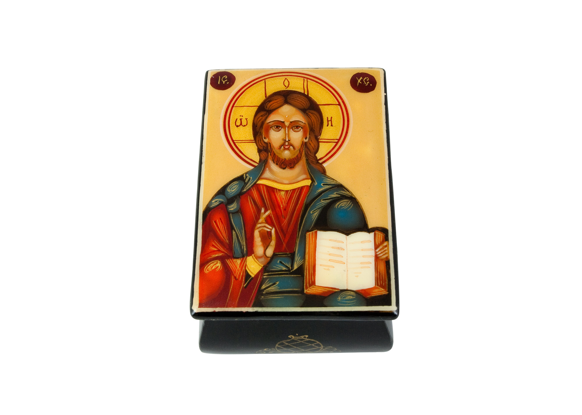 Buy Christ Icon Lacquer Box at GoldenCockerel.com