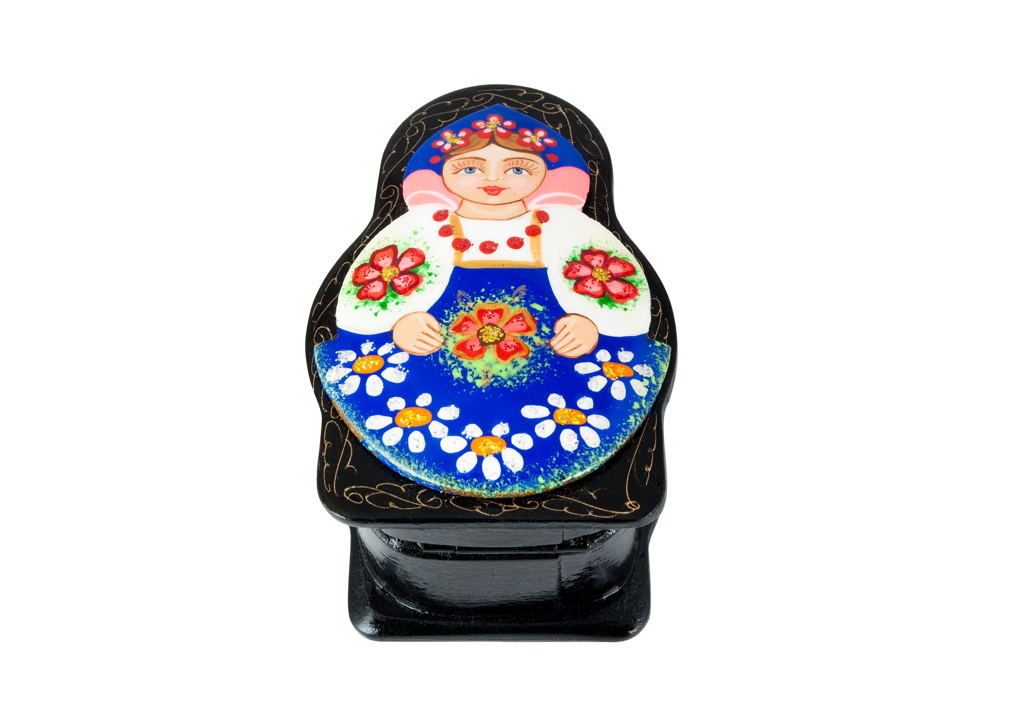 Buy Matryoshka-Shaped Lacquer Box at GoldenCockerel.com