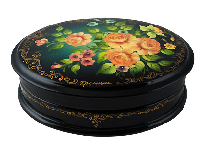 Buy Bouquet Lacquer Box at GoldenCockerel.com