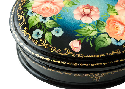 Buy Bouquet Lacquer Box at GoldenCockerel.com