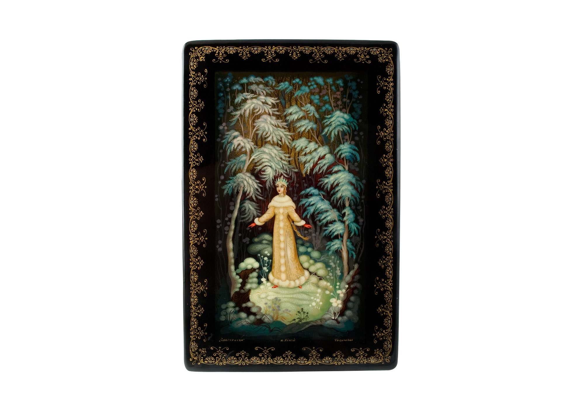 Buy Snow Maiden in the Forest Lacquer Box at GoldenCockerel.com