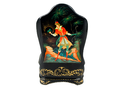 Buy Frog Princess Throne Lacquer Box at GoldenCockerel.com