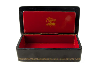 Buy Golden Cockerel Lacquer box (Fedoskino) by Khitrik at GoldenCockerel.com