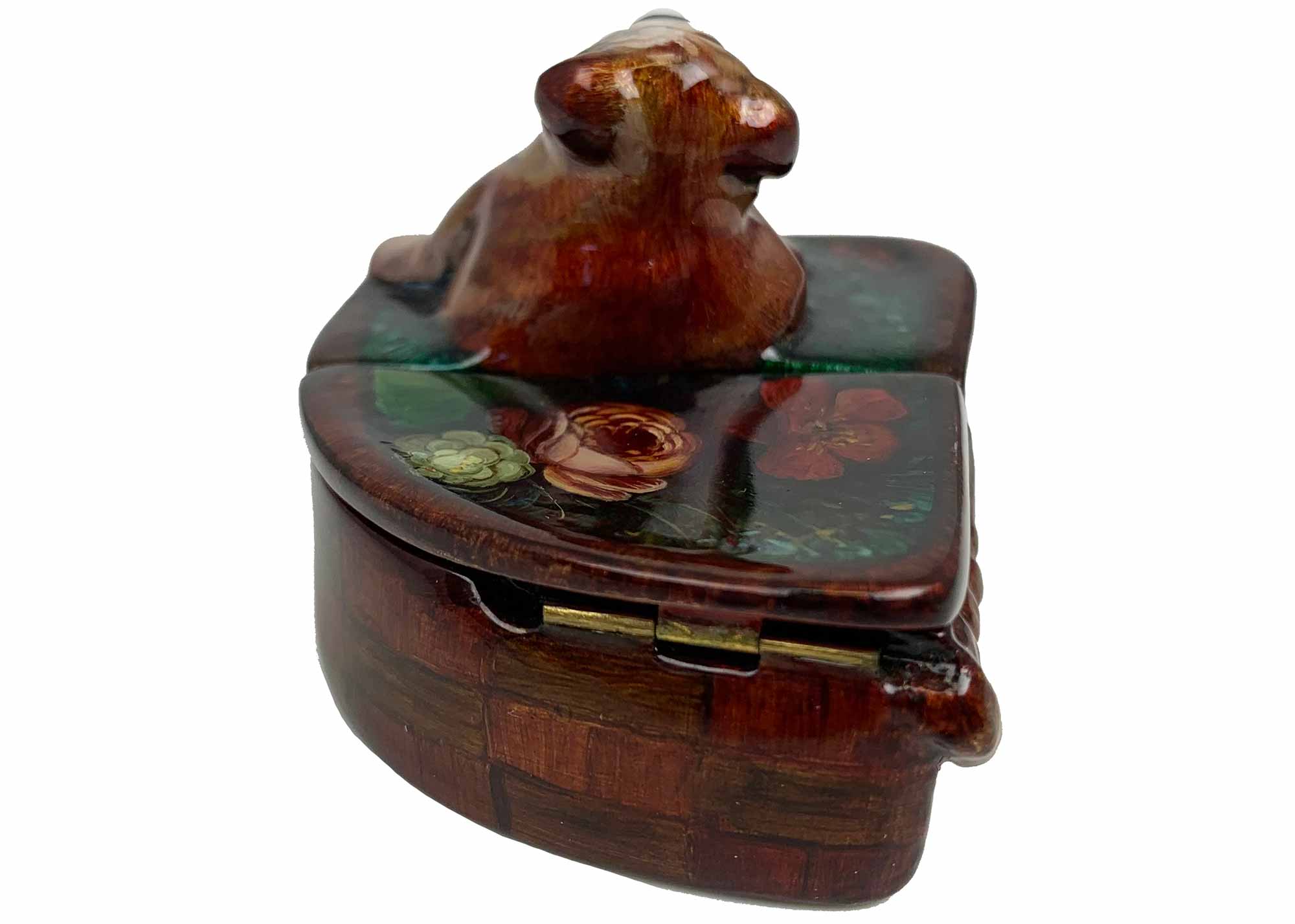 Buy Gift Dog Lacquer box (Fedoskino) by Stakanchikov at GoldenCockerel.com