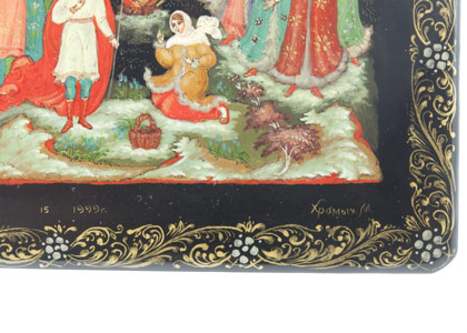 Buy Twelve Months Lacquer Box at GoldenCockerel.com