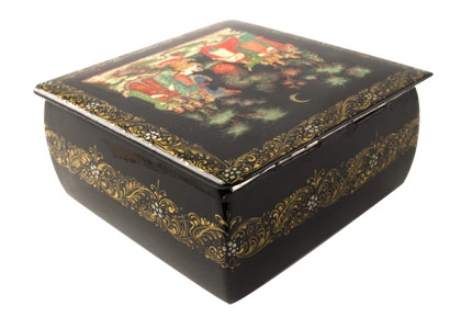 Buy Twelve Months Lacquer Box at GoldenCockerel.com