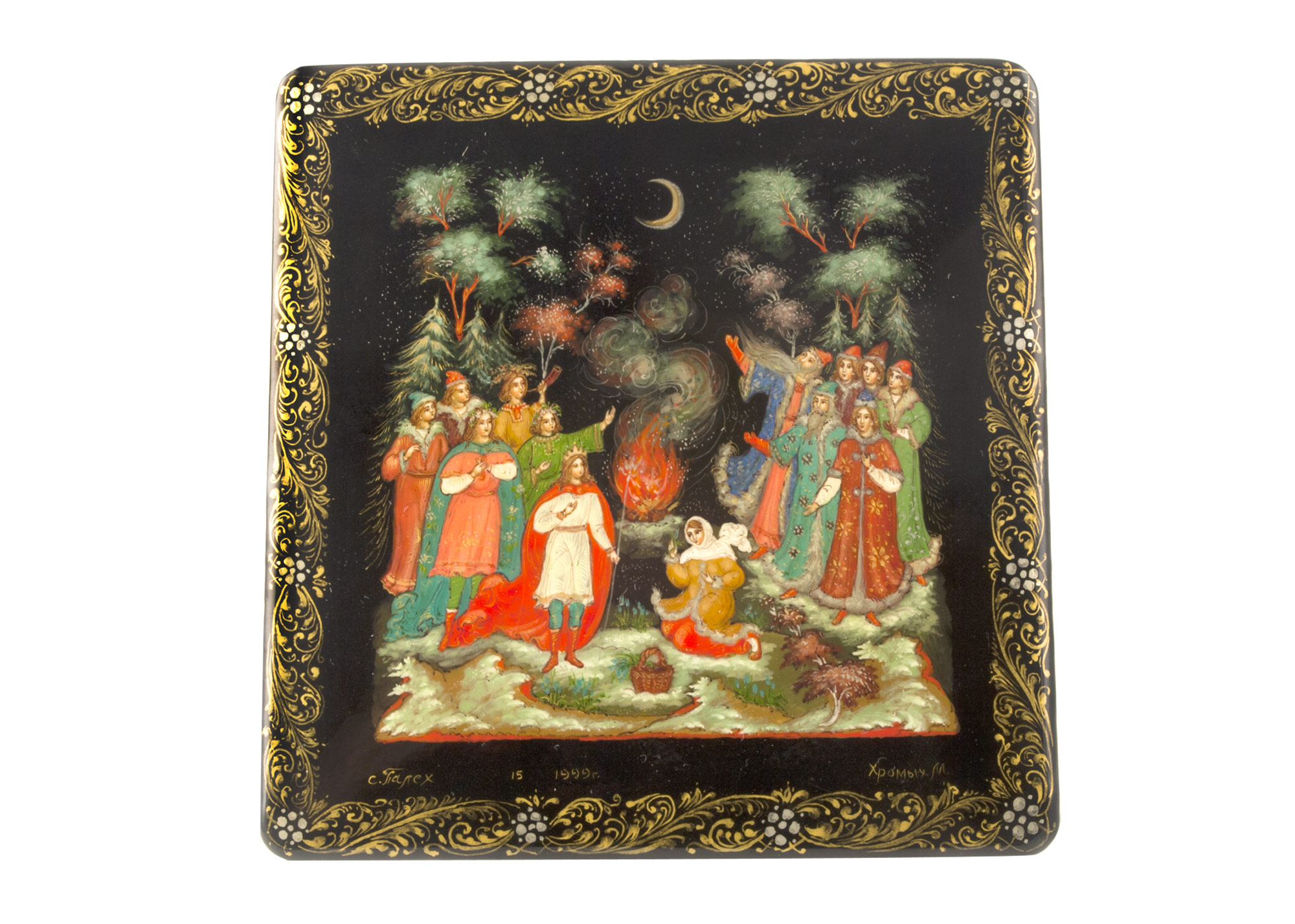 Buy Twelve Months Lacquer Box at GoldenCockerel.com