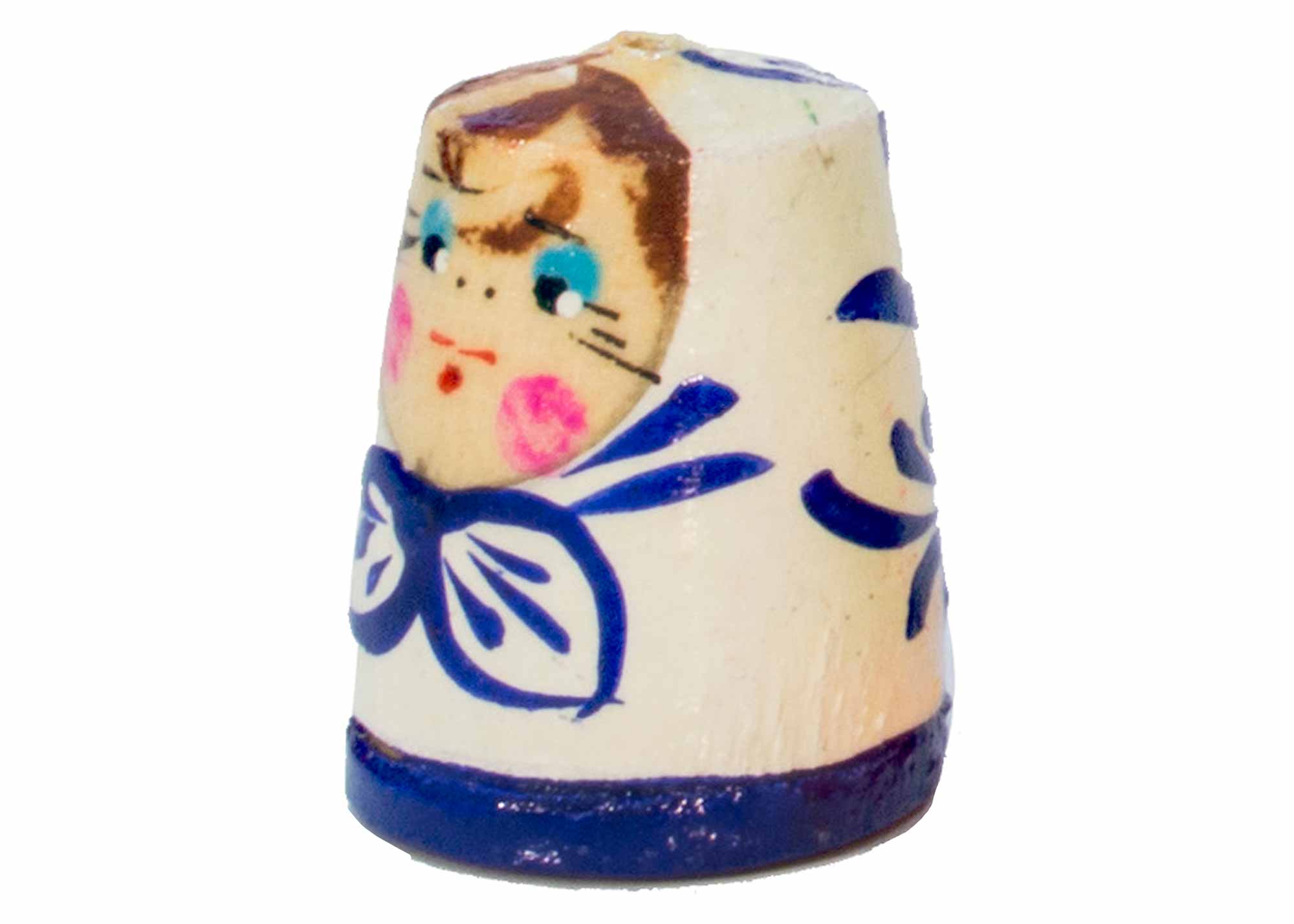 Buy Matryoshka Thimble, Wood 1.2" at GoldenCockerel.com