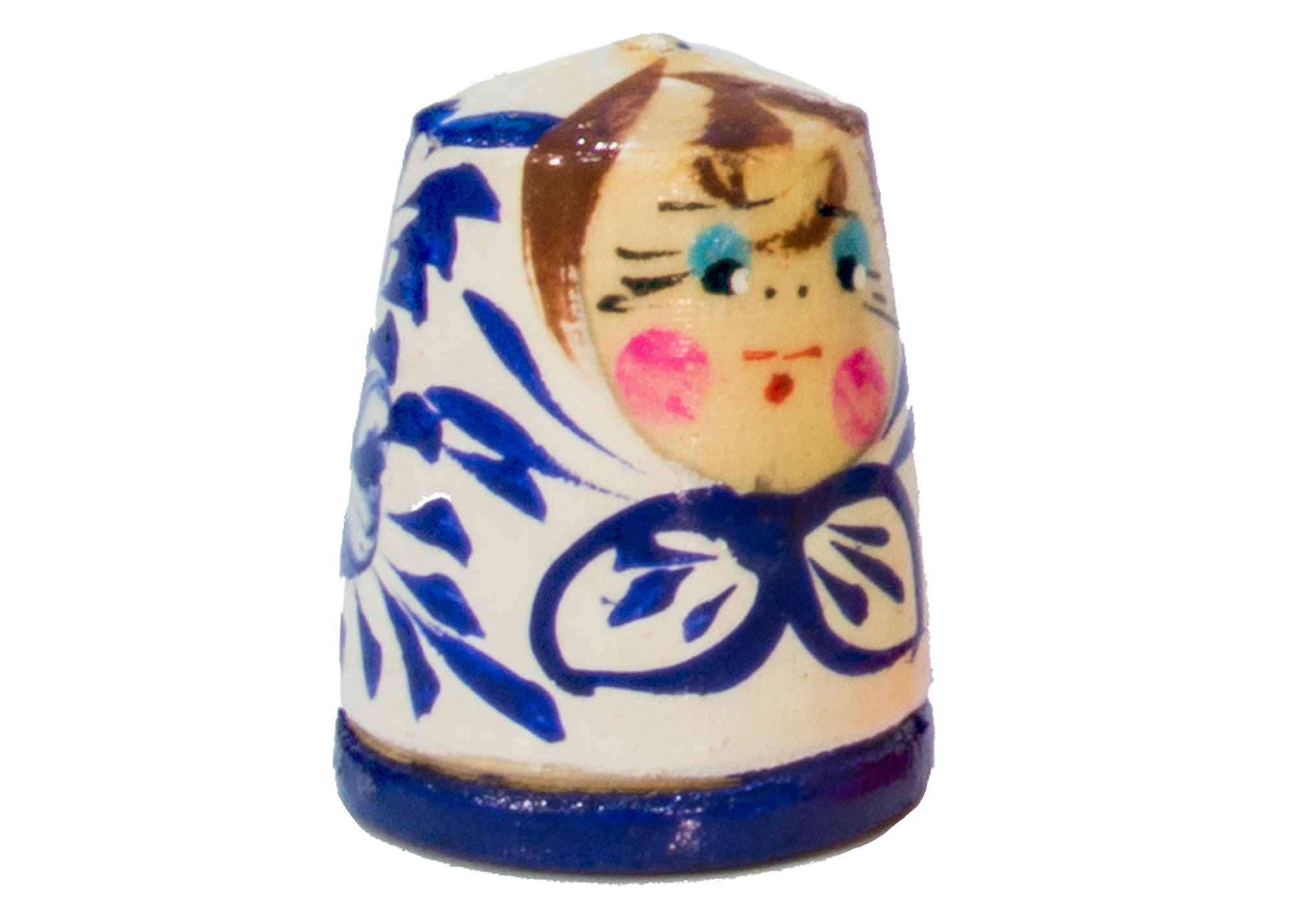 Buy Matryoshka Thimble, Wood 1.2" at GoldenCockerel.com