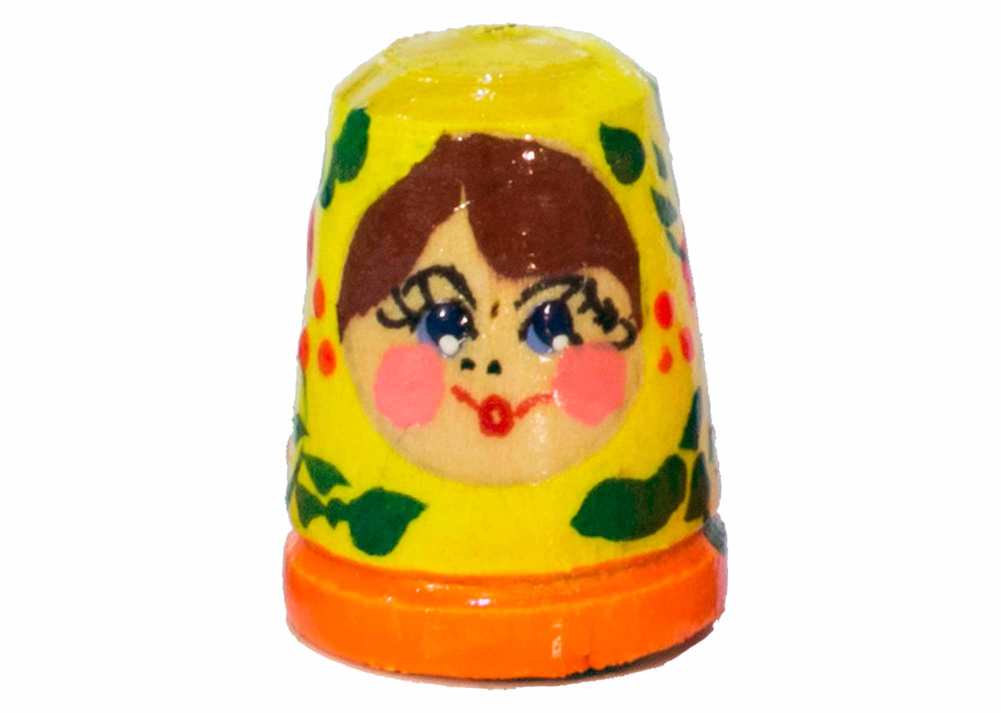 Buy Matryoshka Thimble, Wood 1.2" at GoldenCockerel.com