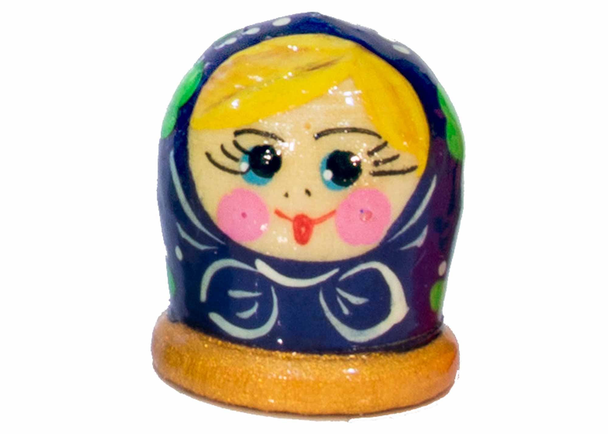 Buy Matryoshka Thimble, Wood 1.2" at GoldenCockerel.com