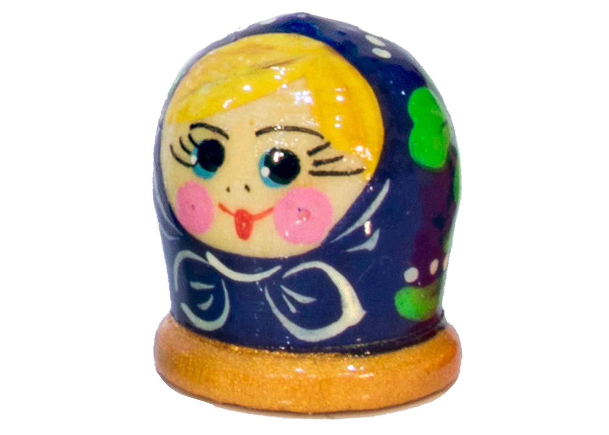 Buy Matryoshka Thimble, Wood 1.2" at GoldenCockerel.com