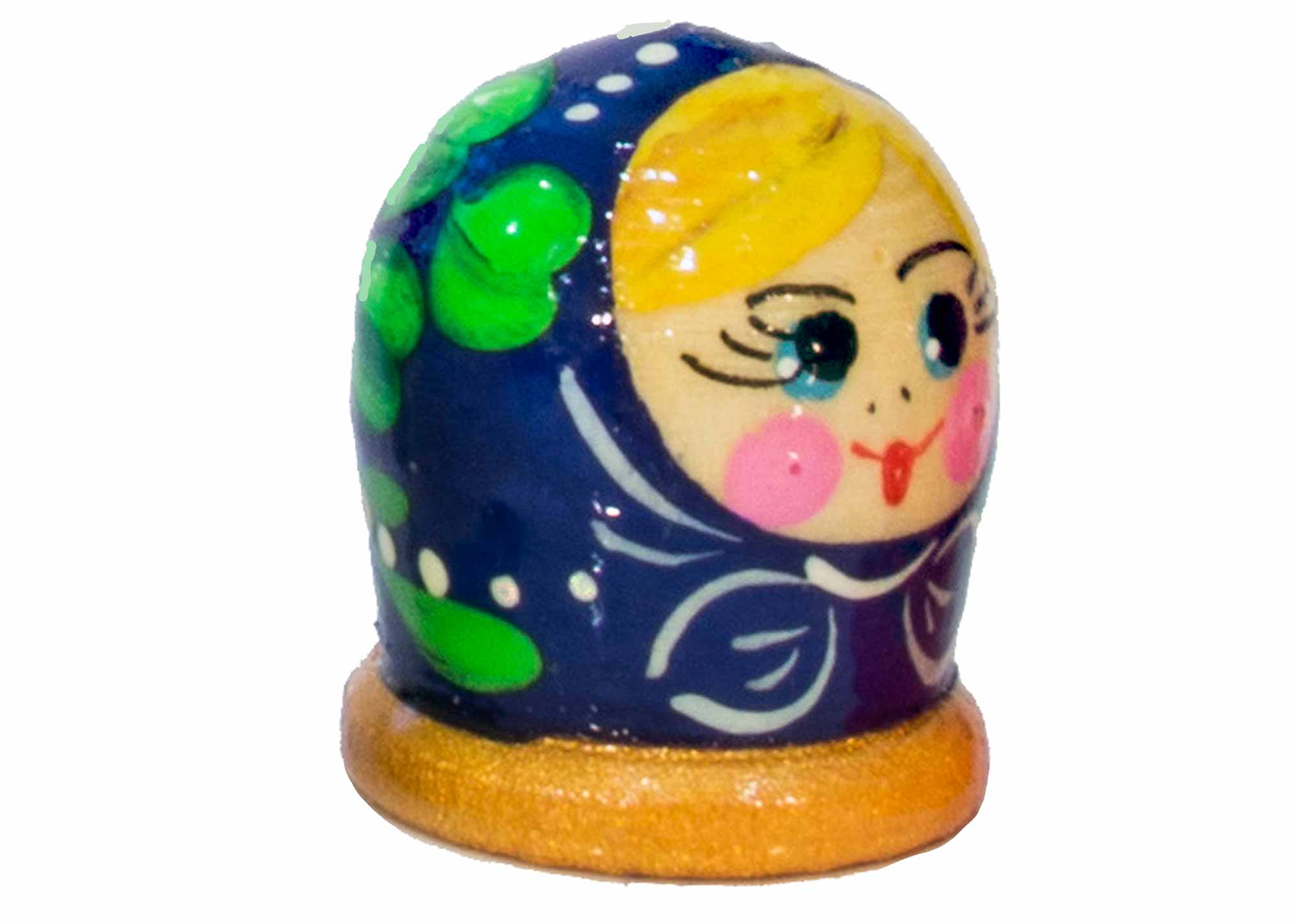 Buy Matryoshka Thimble, Wood 1.2" at GoldenCockerel.com