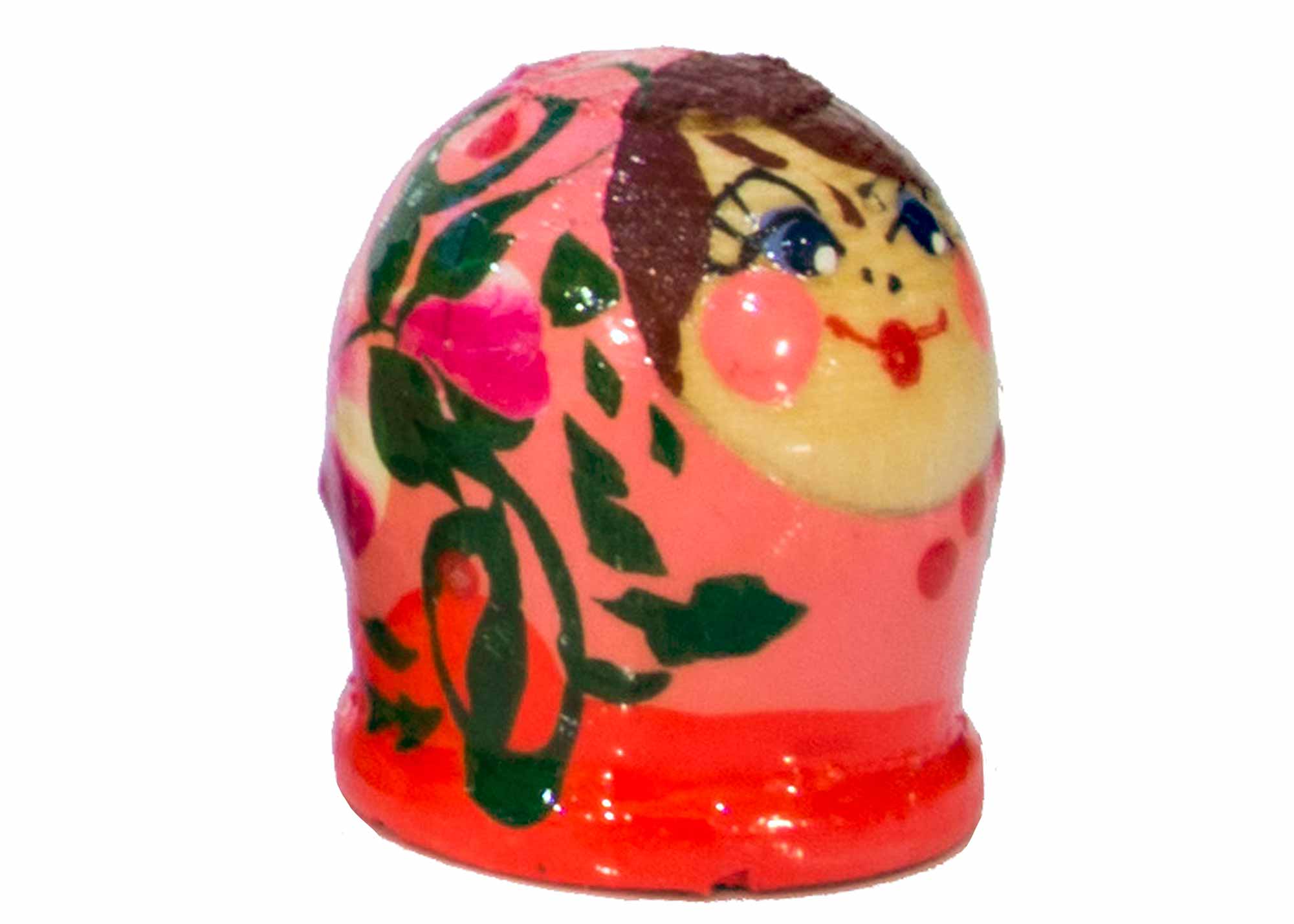 Buy Matryoshka Thimble, Wood 1.2" at GoldenCockerel.com