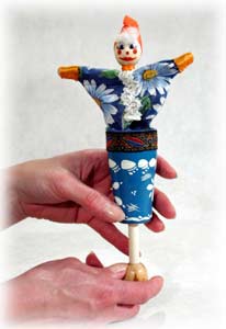 Buy Petrushka Puppet Toy, Cloth/Wood 11" at GoldenCockerel.com