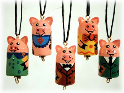 Buy Pig Novelty Necklace at GoldenCockerel.com