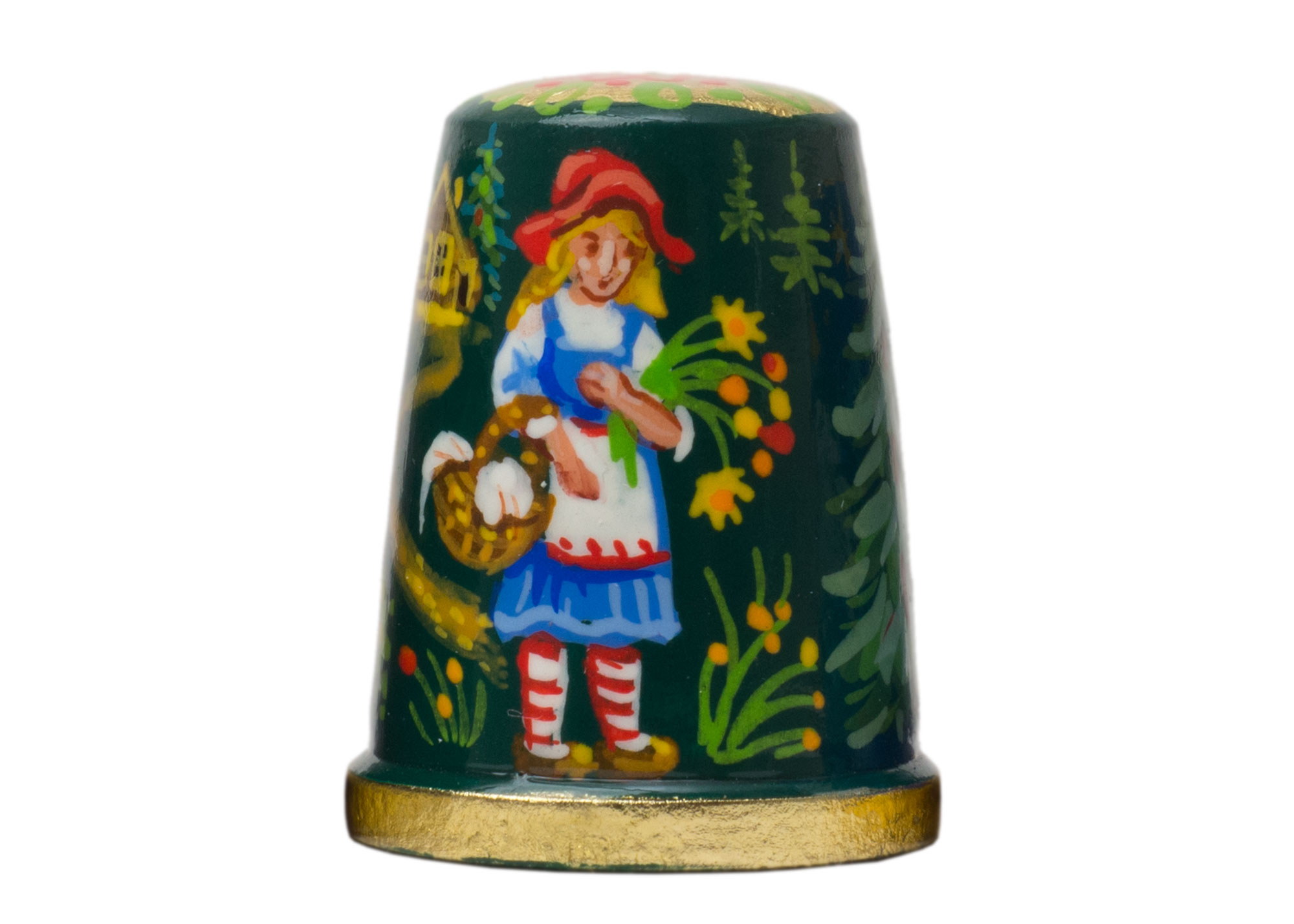 Buy Деревянный наперсток "Красная шапочка" 2,5 см at GoldenCockerel.com