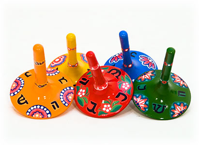 Buy Spinning Dreidel Toy assorted at GoldenCockerel.com