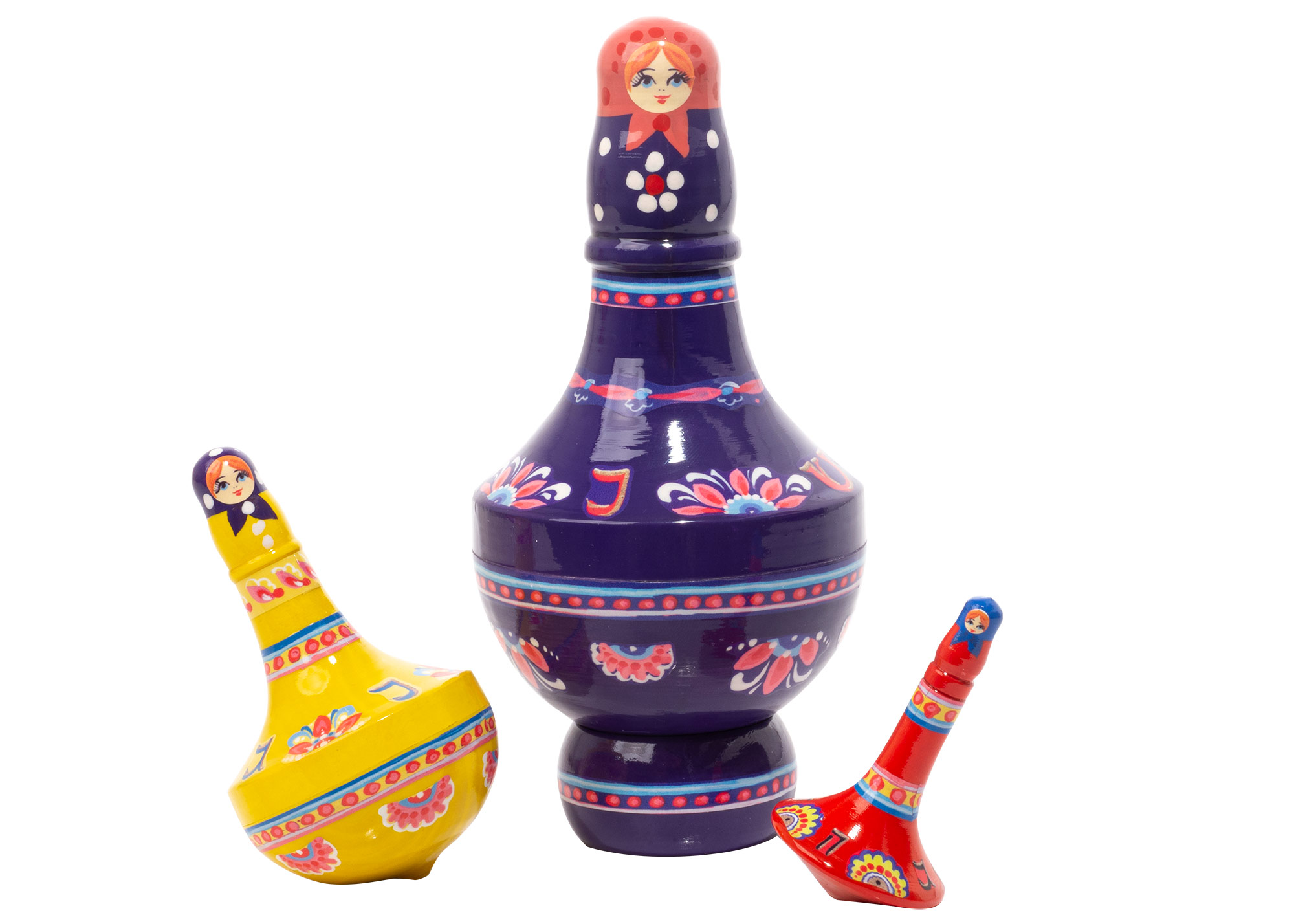 Buy Матрешка «Волчок» 3 места 12,5 см at GoldenCockerel.com