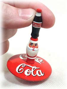 Buy Coca Cola Santa Spinning Top at GoldenCockerel.com