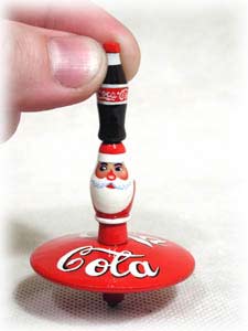 Buy Coca Cola Santa Spinning Top at GoldenCockerel.com