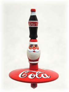 Buy Coca Cola Santa Spinning Top at GoldenCockerel.com