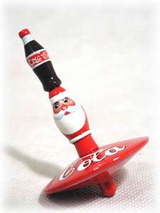 Buy Coca Cola Santa Spinning Top at GoldenCockerel.com