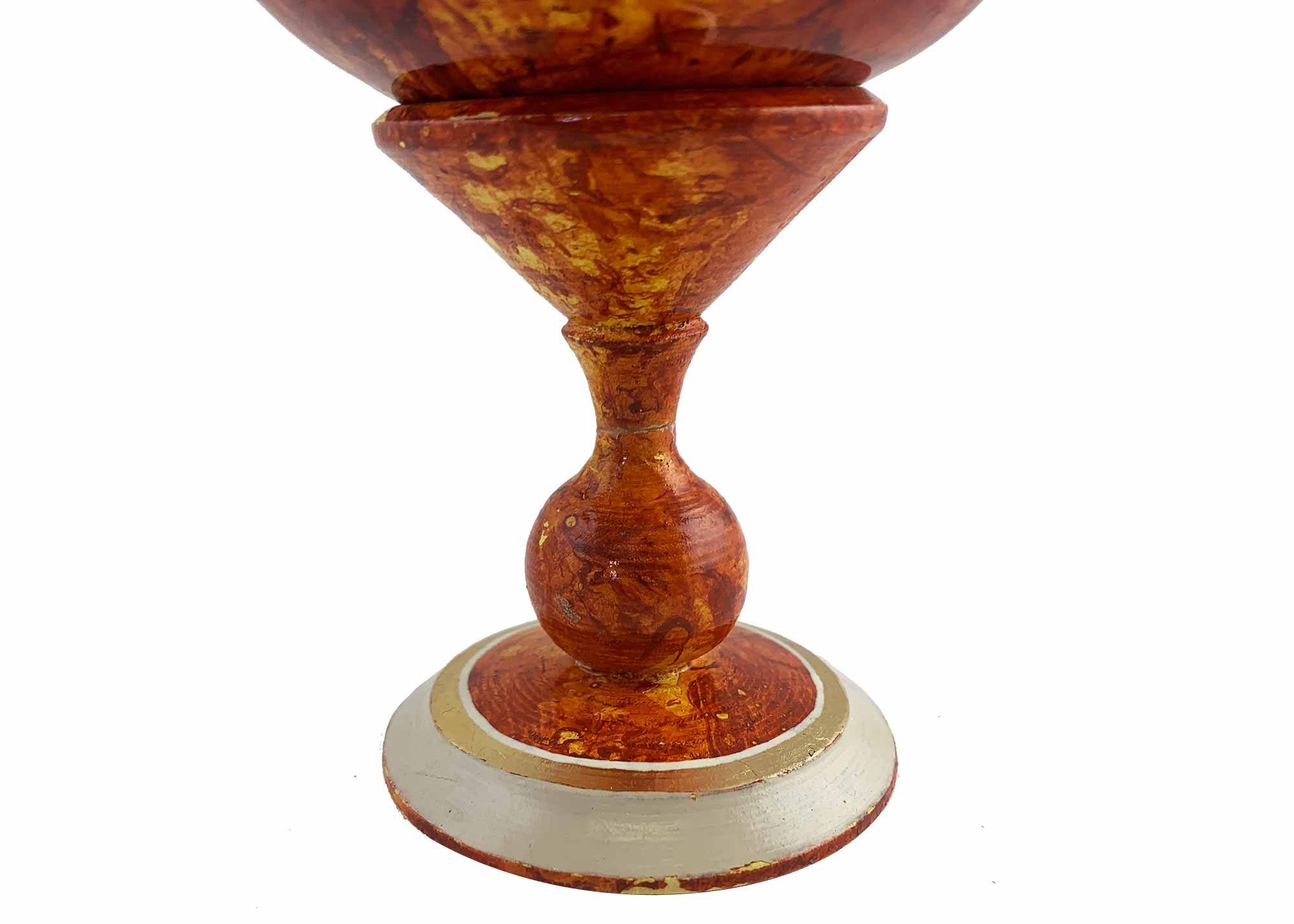 Buy Vintage Orange Orthodox Icon Egg at GoldenCockerel.com