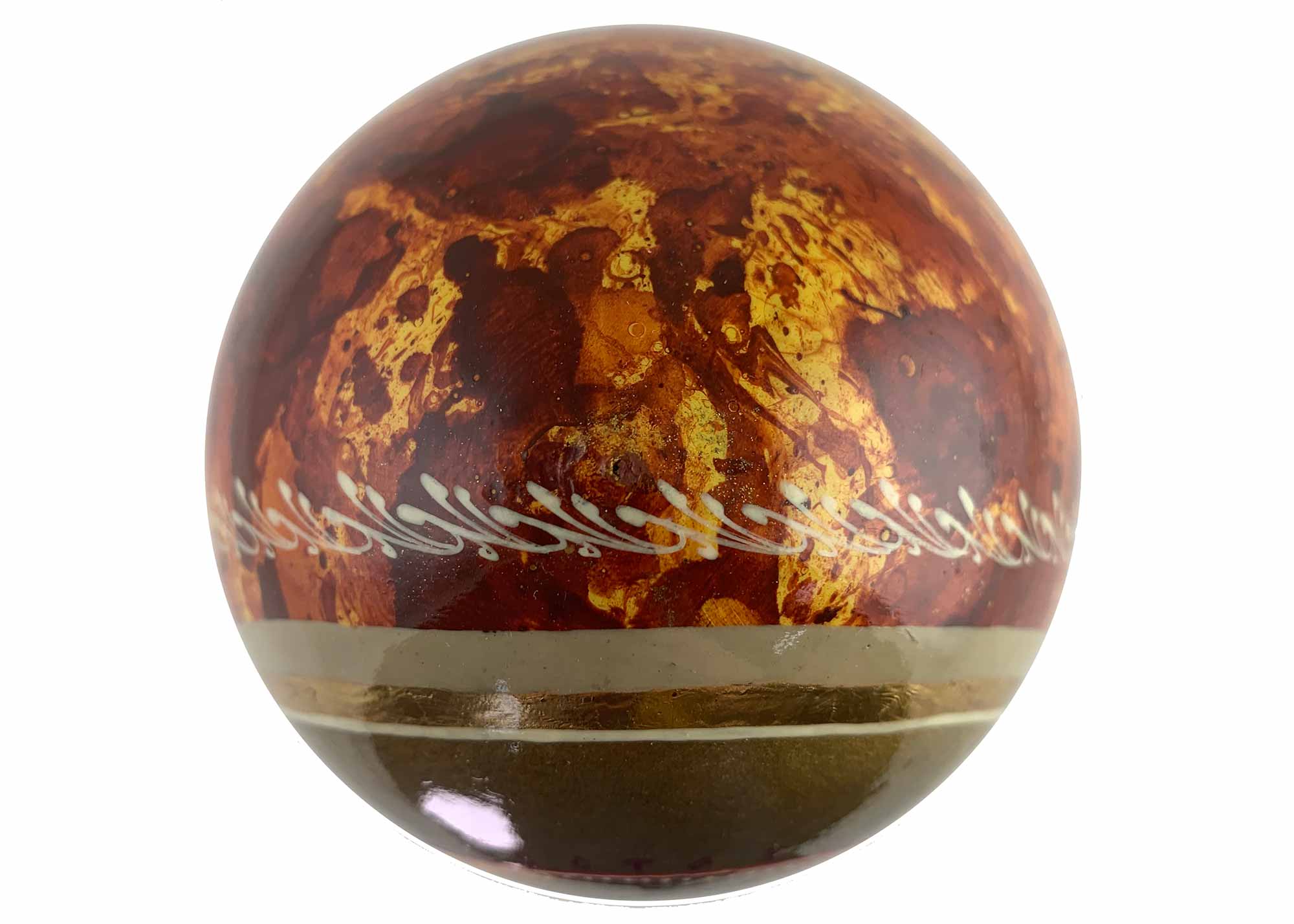 Buy Vintage Orange Orthodox Icon Egg at GoldenCockerel.com