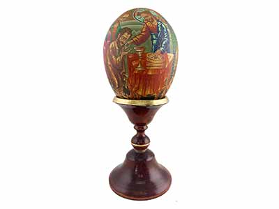Buy Vintage Unlacquered Panoramic Icon Egg at GoldenCockerel.com