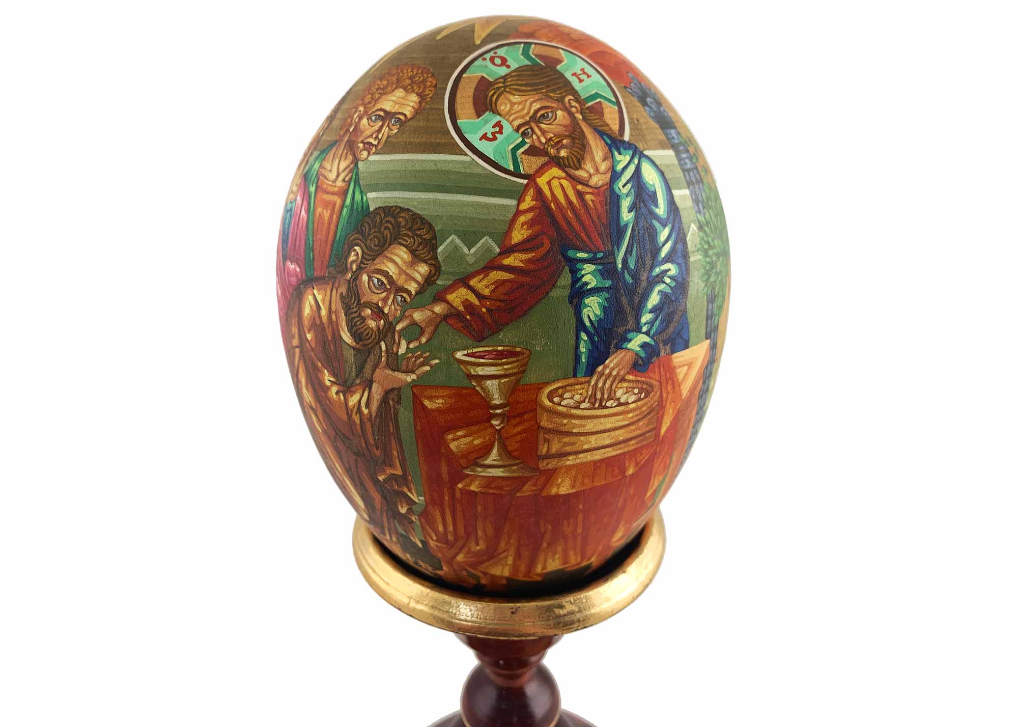 Buy Vintage Unlacquered Panoramic Icon Egg at GoldenCockerel.com