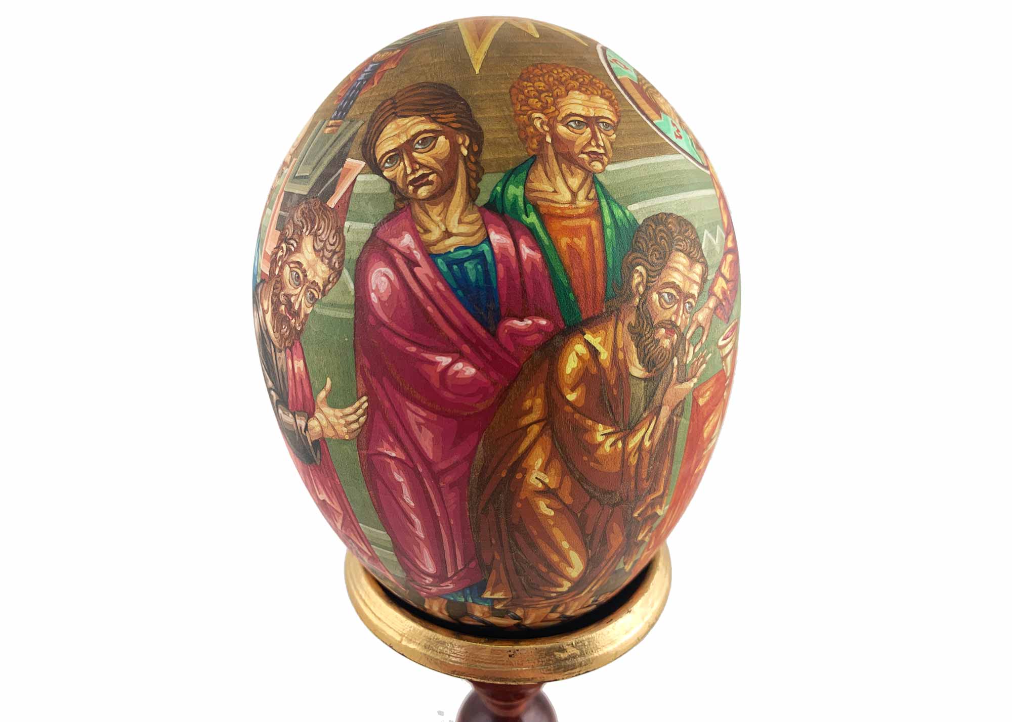 Buy Vintage Unlacquered Panoramic Icon Egg at GoldenCockerel.com