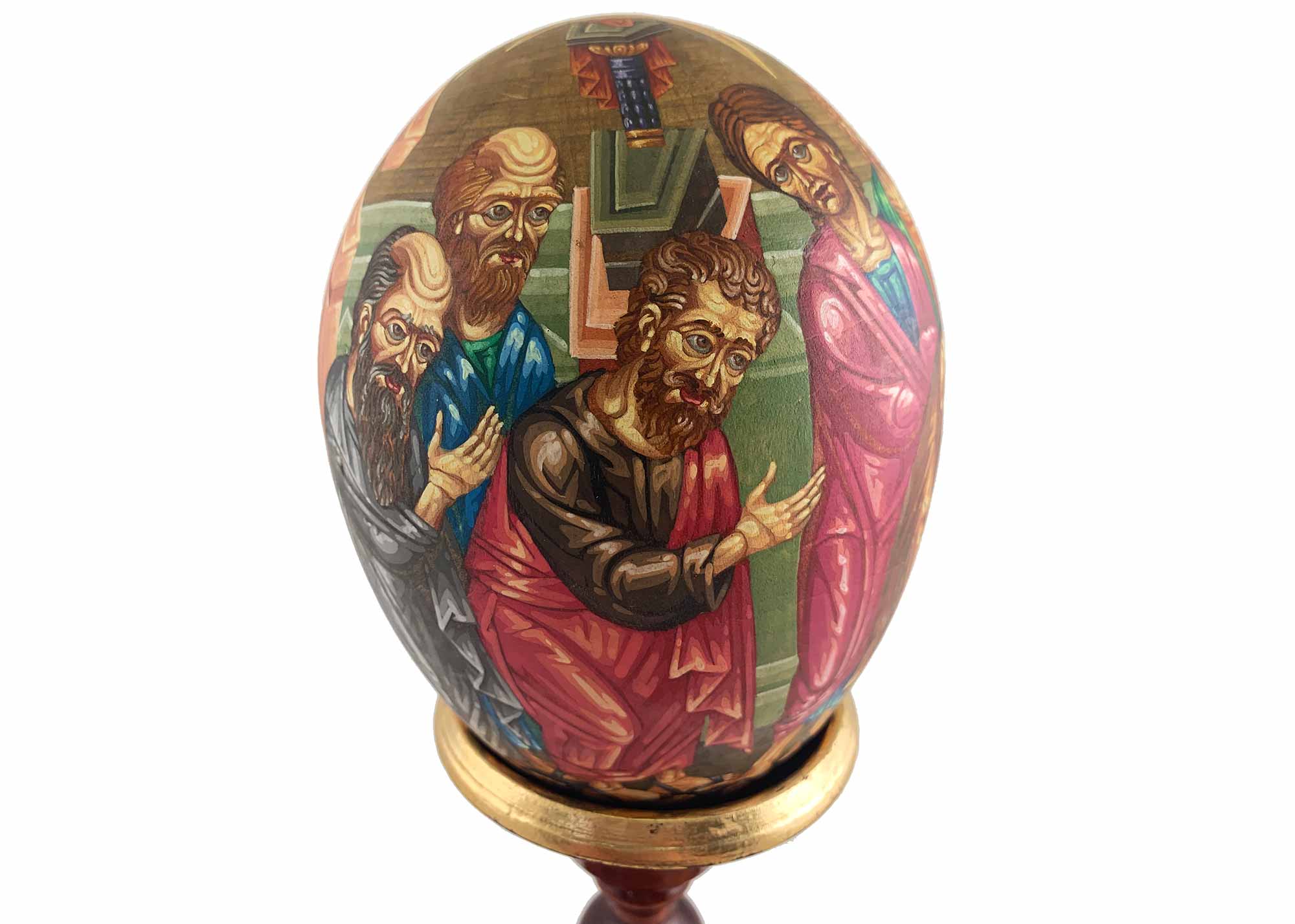 Buy Vintage Unlacquered Panoramic Icon Egg at GoldenCockerel.com