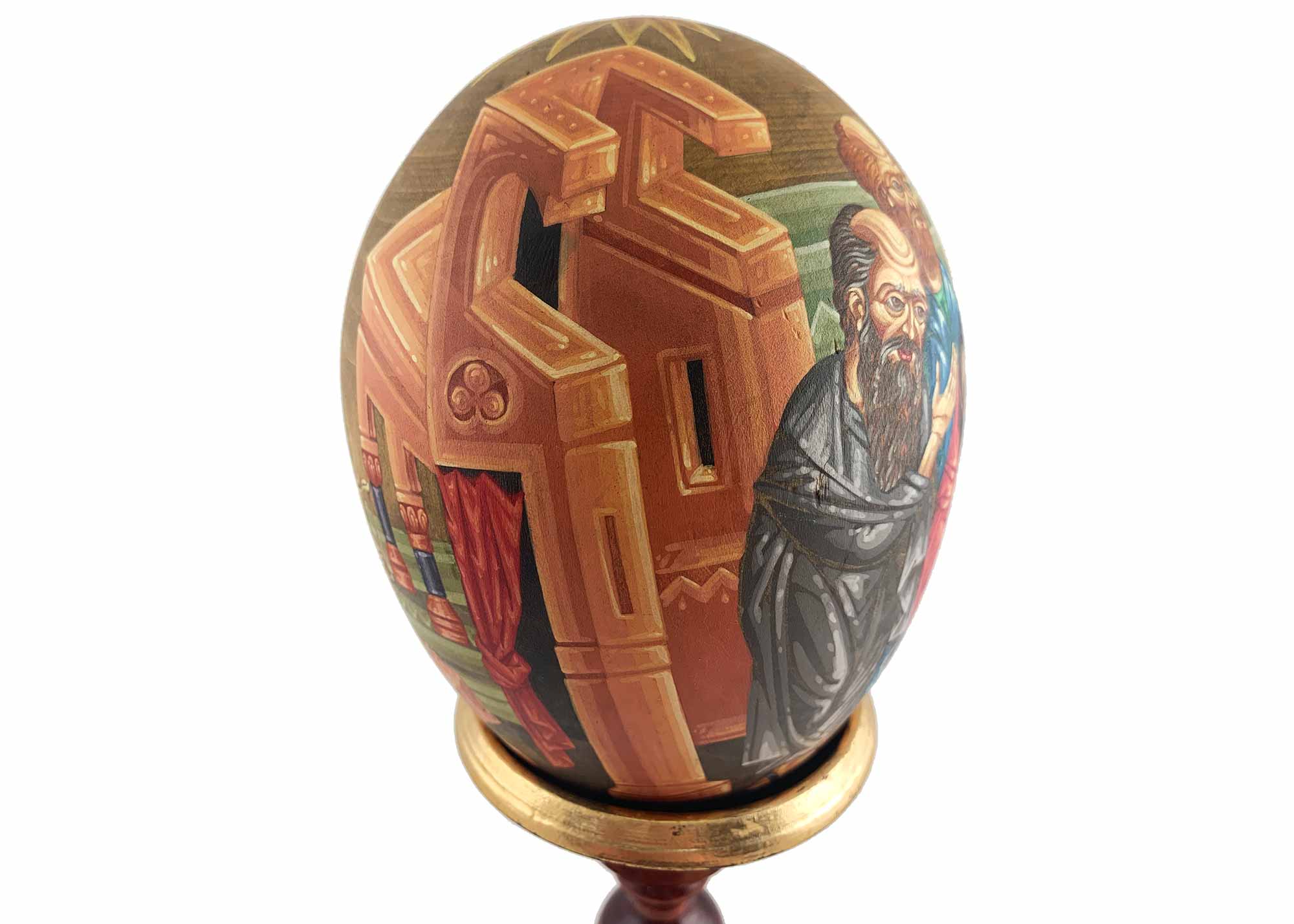 Buy Vintage Unlacquered Panoramic Icon Egg at GoldenCockerel.com