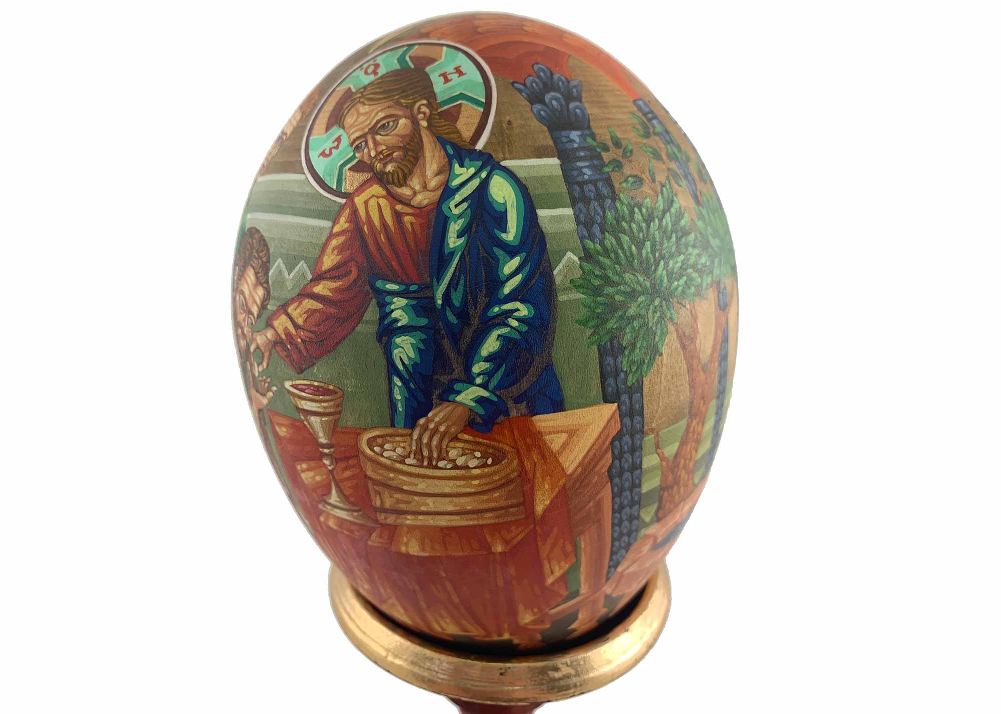 Buy Vintage Unlacquered Panoramic Icon Egg at GoldenCockerel.com