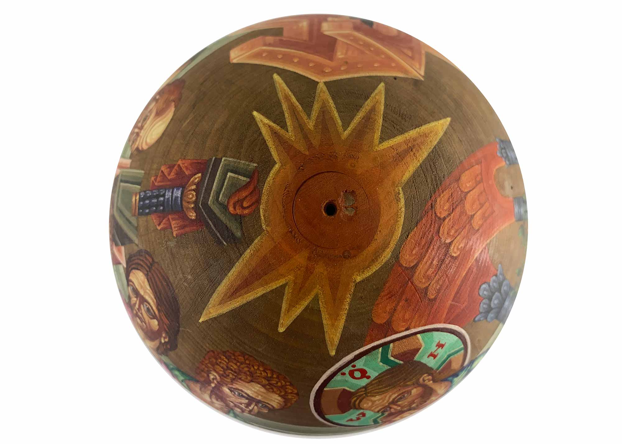 Buy Vintage Unlacquered Panoramic Icon Egg at GoldenCockerel.com