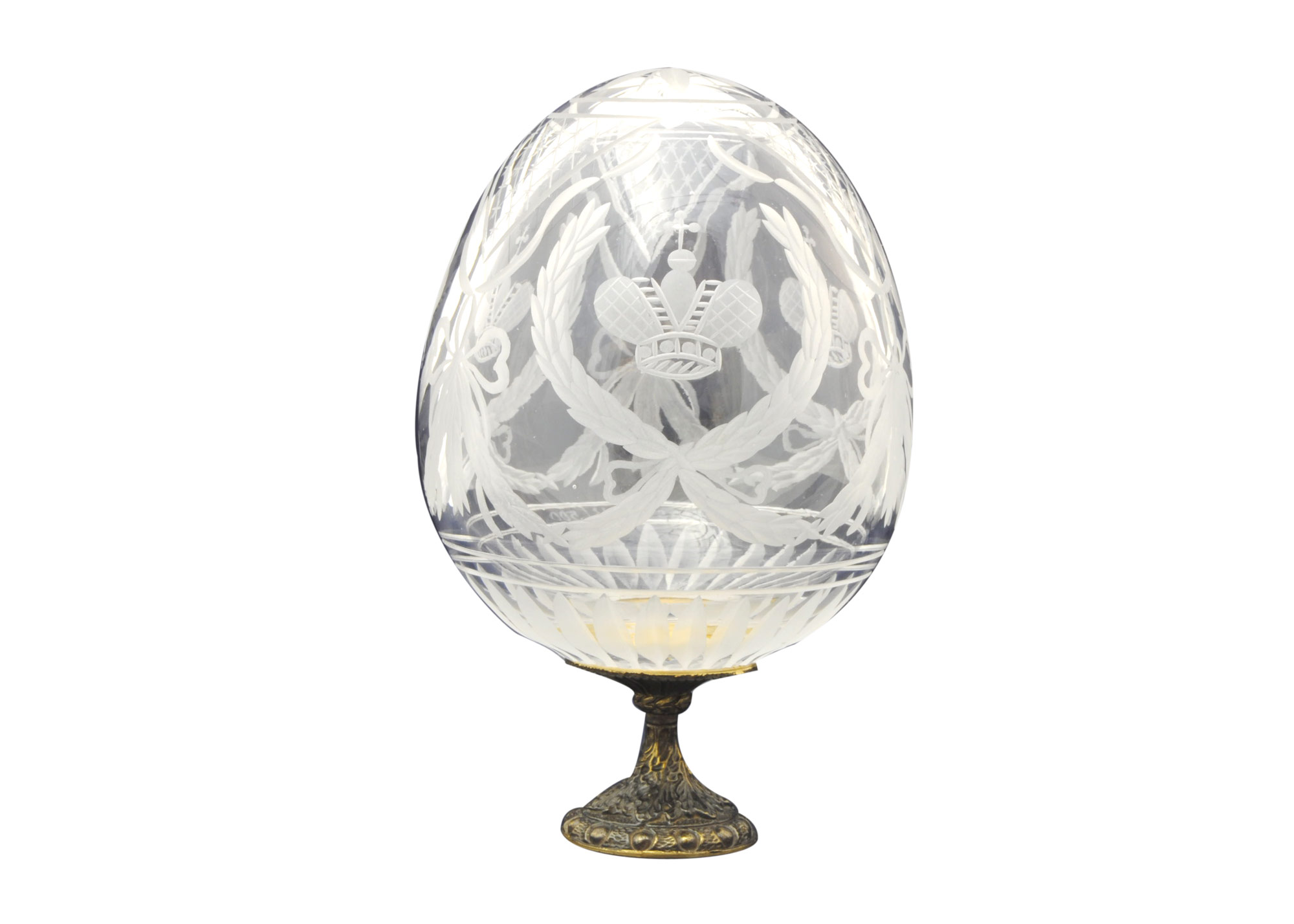 Buy Хрустальное яйцо Фаберже "Корона" at GoldenCockerel.com