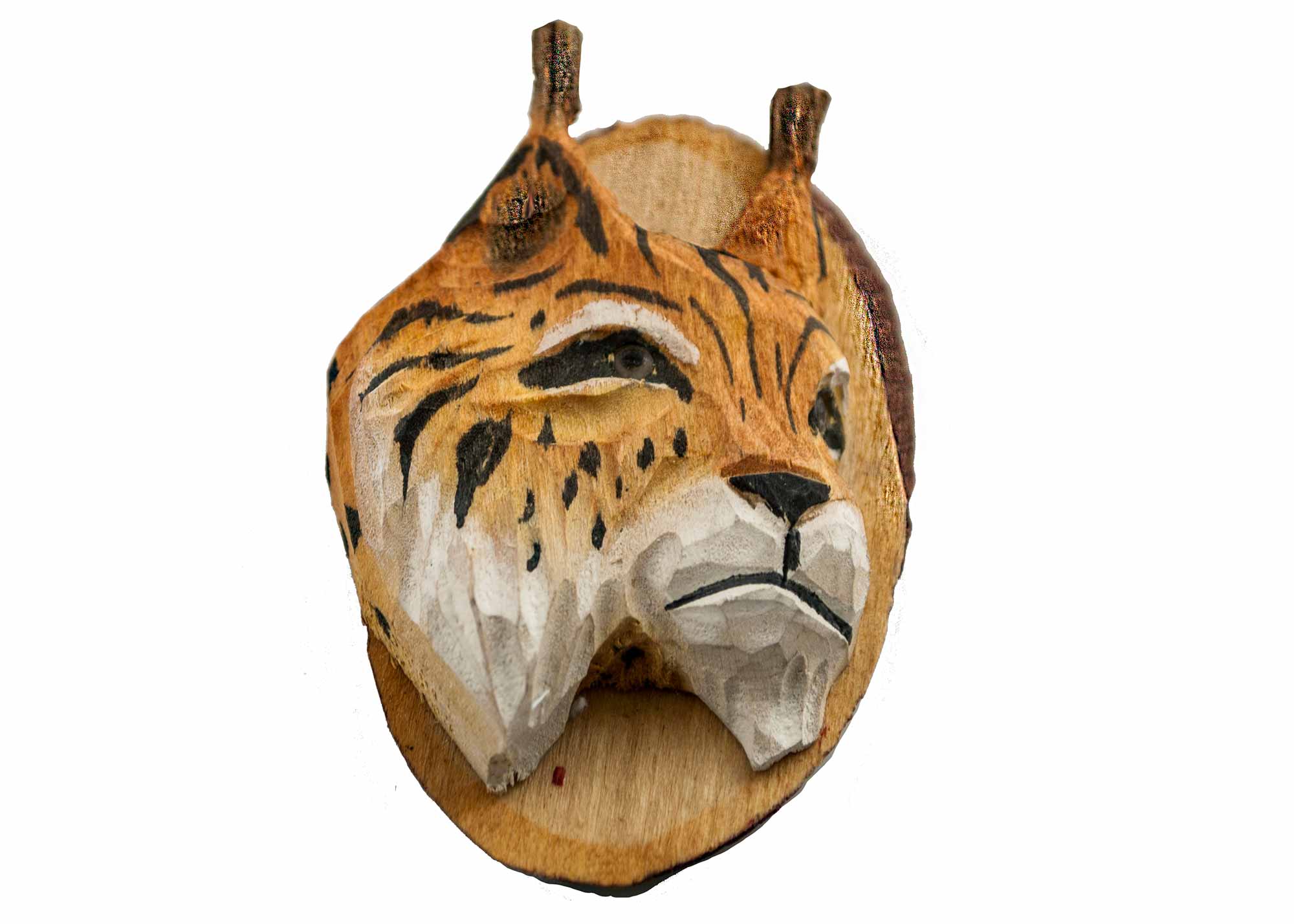 Buy Lynx Hand Carved Wildlife Magnet at GoldenCockerel.com