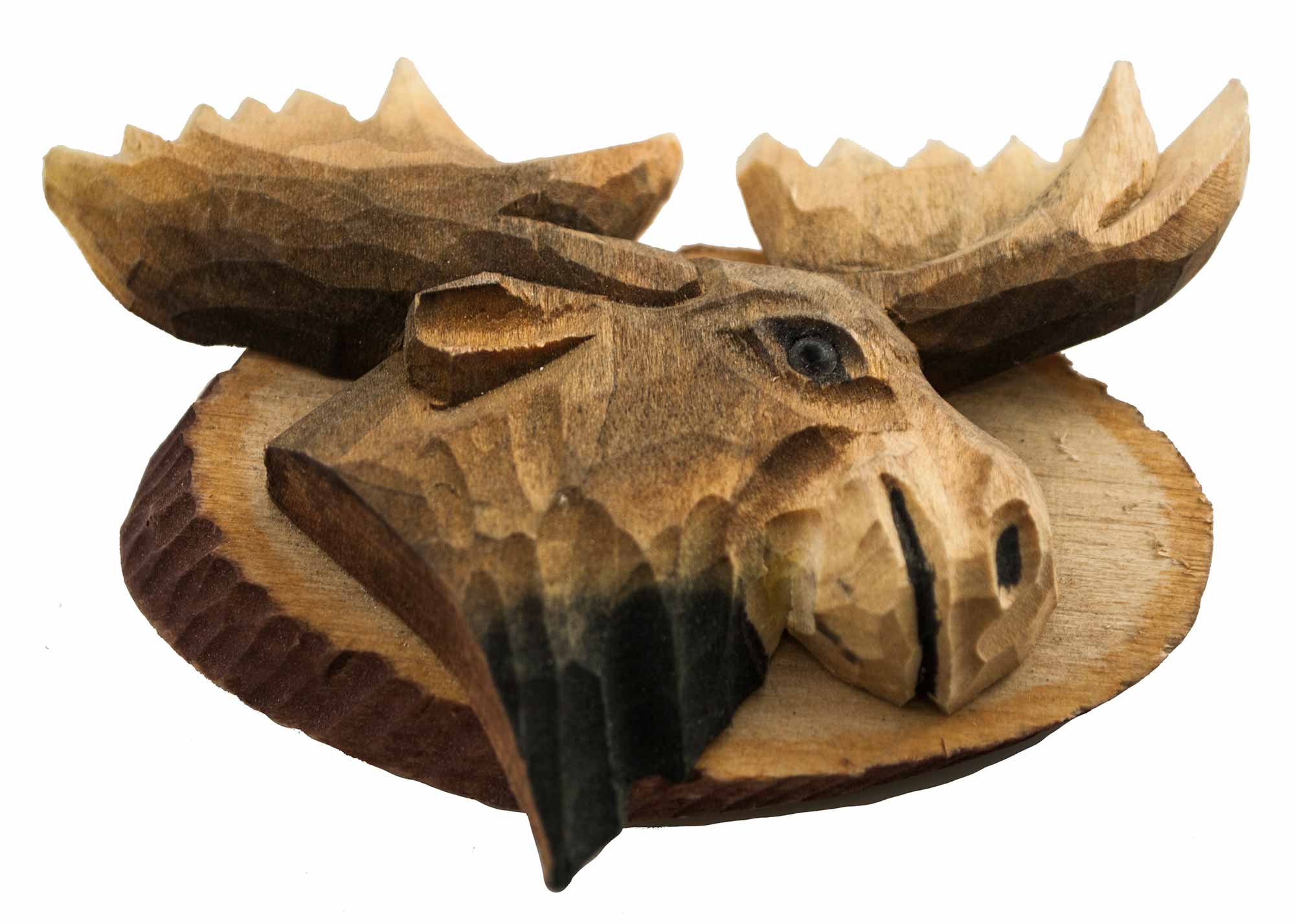 Buy Moose Hand Carved Wildlife Magnet at GoldenCockerel.com