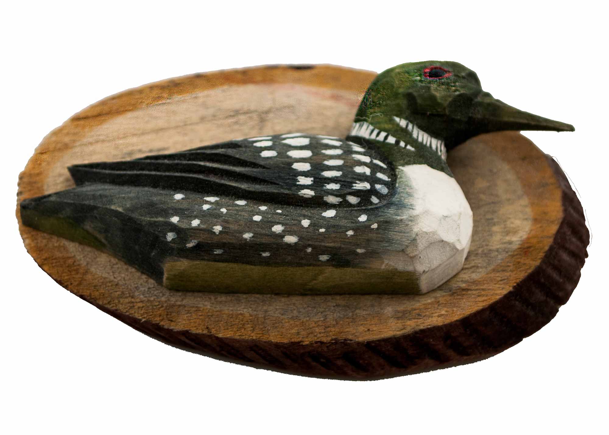 Buy Loon Hand Carved Wildlife Magnet at GoldenCockerel.com