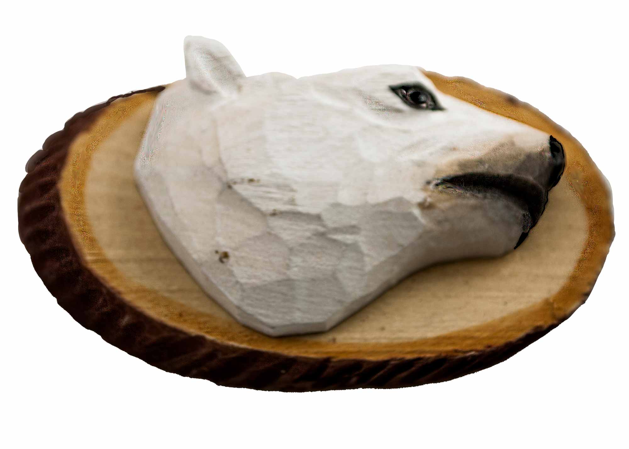 Buy Polar Bear Hand Carved Wildlife Magnet at GoldenCockerel.com