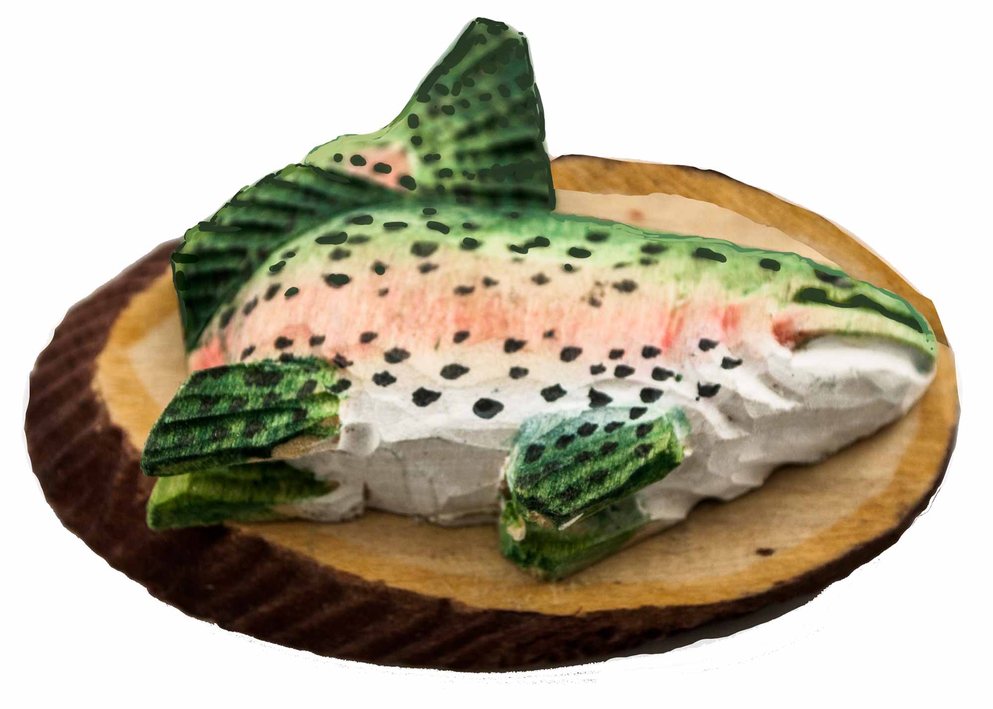 Buy Rainbow Trout Wildlife Magnet at GoldenCockerel.com